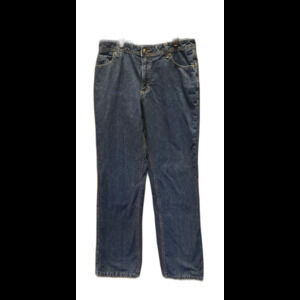 Natural Reflections Womens Jeans Sz ? 12  Flannel Lined Thick Denim Straight